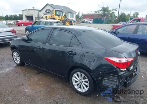 2016 Toyota Corolla Le z USA, uszkodzony, nr VIN 2T1BURHE8GC605028